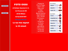 Tablet Screenshot of fotooggi.it